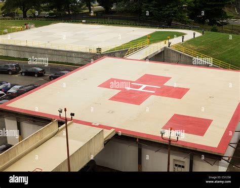 A hospital helipad Stock Photo: 37517684 - Alamy