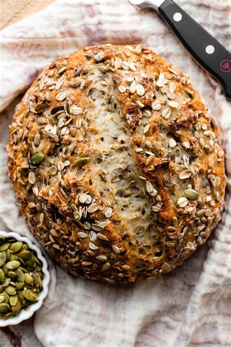 Seeded Oat Bread (No Kneading!) - Sally's Baking Addiction