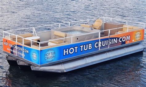 Three-Hour Rental of a Hot-Tub Boat for Up to 10 from Hot Tub Cruisin (39% Off) | Boat rental ...