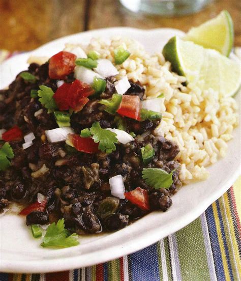 Cuban style black beans and rice recipe - Healthy Recipe