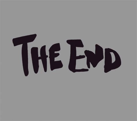 The End Gif Girl