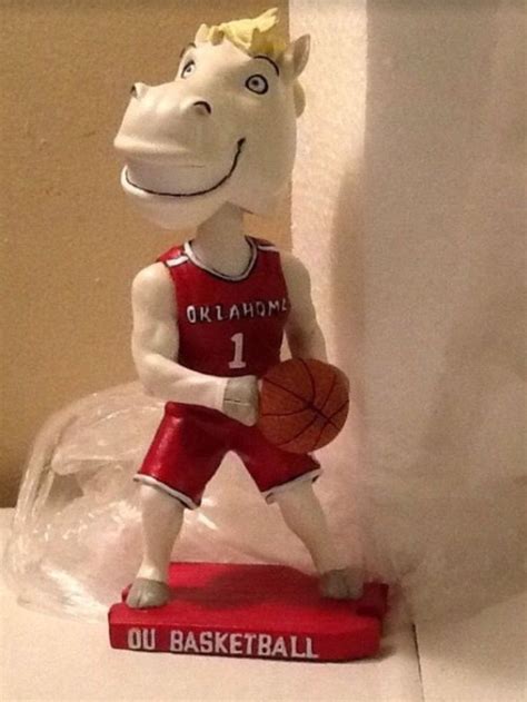 OKLAHOMA SOONERS BASKETBALL BOOMER MASCOT Bobblehead!! Nwb (Rare ...