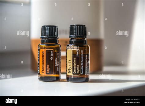 doTerra essential oil bottles. Mirra essential oil. Essential doterra oil. diffuser. Boswellia ...