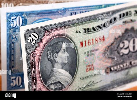 Old Mexican peso a business background Stock Photo - Alamy