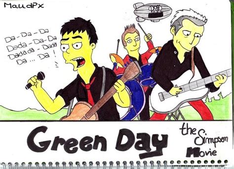 Green Day on Simpson movie by Maudpx on DeviantArt