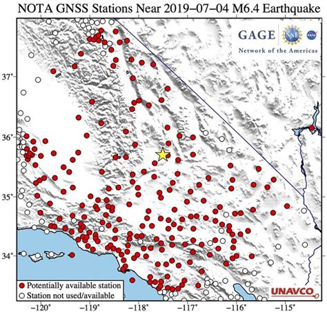 Event Response to the July 2019 Ridgecrest Earthquake Sequence – GAGE