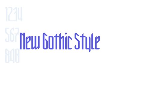 New Gothic Style - Font Free Download