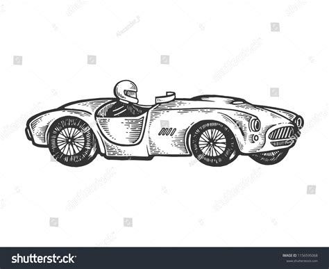 Old Car Clip Art Black And White Photos, Images & Pictures | Shutterstock