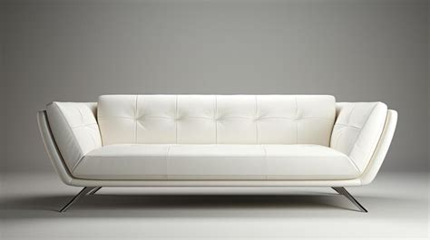 Premium AI Image | Modern white couch