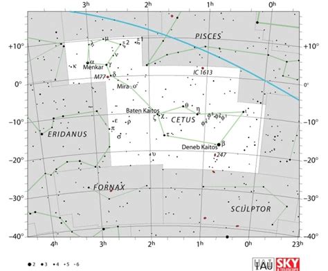 Cetus Constellation (the Whale): Stars, Myth, Facts, Location ...