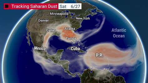 Sahara dust storm finally hits the U.S. from Texas to Florida in videos and maps - Strange Sounds