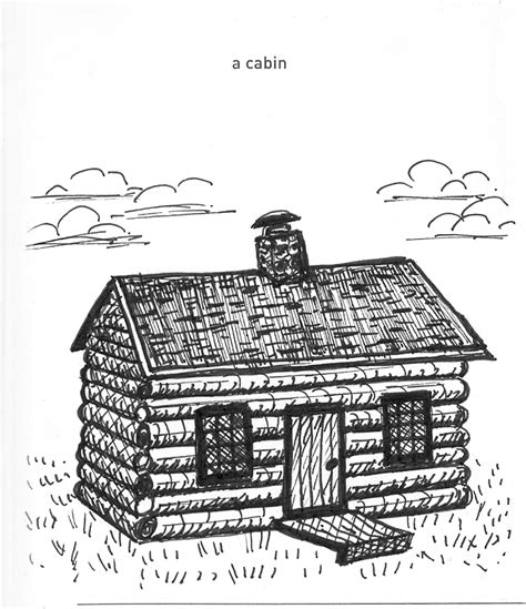 Ana's Strictly Sketchbook: 642 Things to Draw #13 - A Cabin