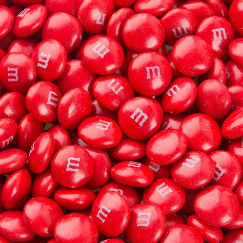 Red M&Ms Chocolate Candies - 2-lb. Bag or 10-lb. Case • Oh! Nuts®