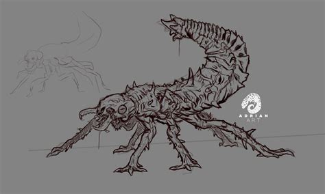 Eidorian Art - Creepy creature 1, The EVIL (personal project)