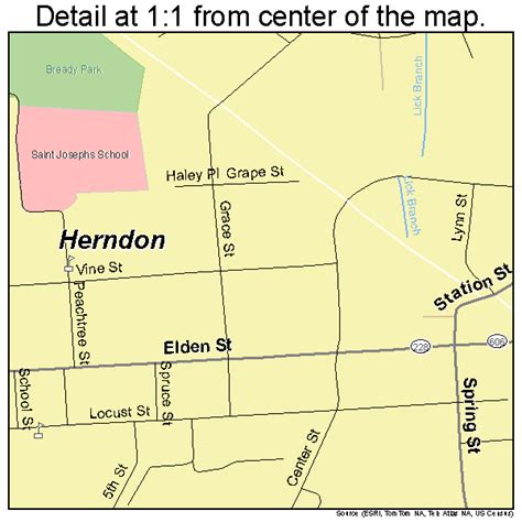 Herndon Virginia Street Map 5136648