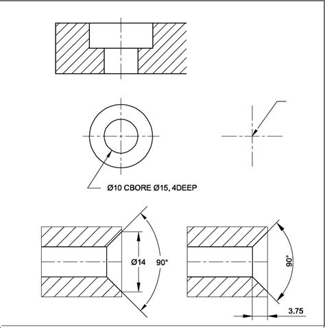 How To Type Counterbore Symbol at Elizabeth Downey blog