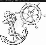 Navy Anchor Coloring Pages sketch template