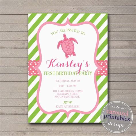 Sea Turtle Birthday Invitations | BirthdayBuzz