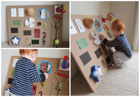 Faith, Family, and DIY: DIY Sensory Board for Baby