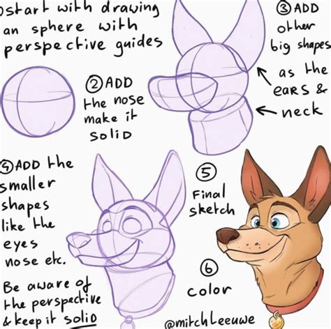 8+ Drawing Disney Style Animals | Cartoon dog drawing, Dog drawing tutorial, Animal drawings
