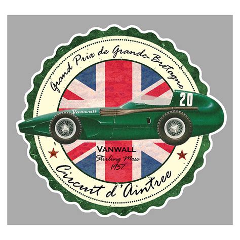 VANWALL laminated decal - cafe-racer-bretagne.clicboutic.com