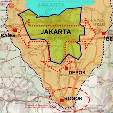 the Greater Jakarta, including Bogor (Source: Jakarta City Map) | Download Scientific Diagram