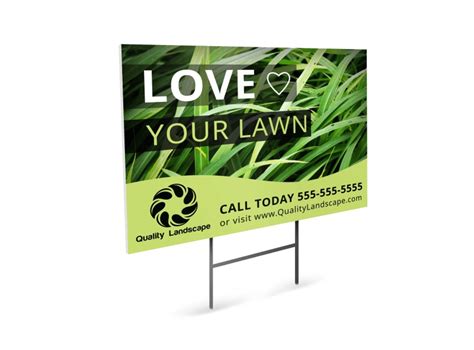 Lawn Sign Template