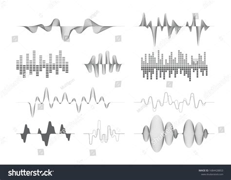 Sound Waves Music Audio Visualization Song Stock Vector (Royalty Free ...