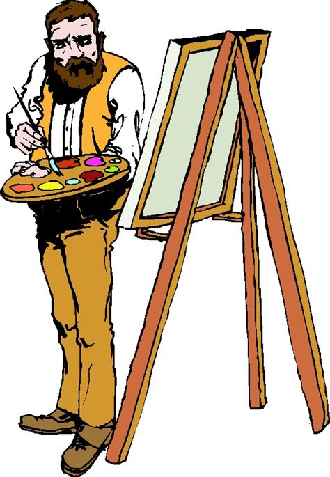 painting clipart of painter - Clip Art Library