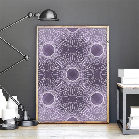 Purple Geometric Art Modern Art Instant Download Abstract | Etsy