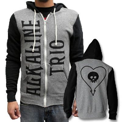 Alkaline Trio - Heartskull Contrast Zip Hoodie -size L $44.99 | Alkaline trio, Hoodies, Zip hoodie