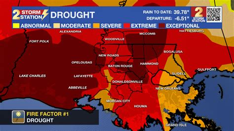 Wildfires, an unusual threat to the state of Louisiana