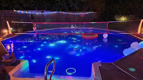 Pool Parties At Night Ideas