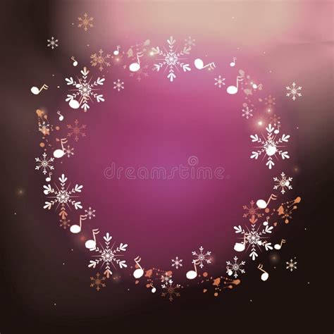 Background for Christmas Concert Stock Illustration - Illustration of ...