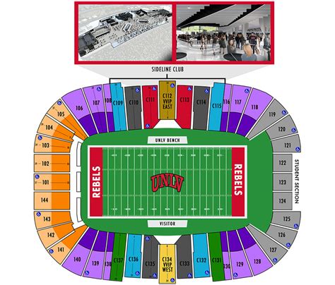 Allegiant Stadium Seating Chart View