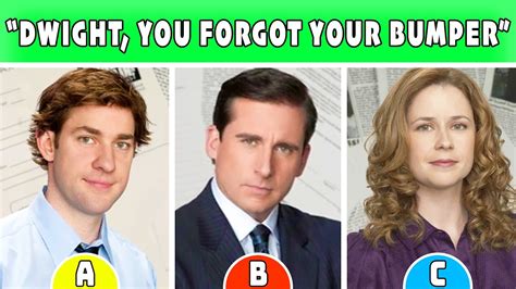 THE OFFICE Fan Quiz (How many characters can you guess from their ...