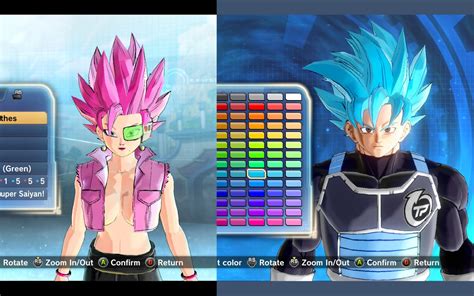 Goku’s SSJ2 Hair for CaC HUF, Broly Hair for CaC HUF and Beat Hair for CaC HUM – Xenoverse Mods