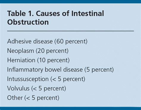 Evaluation and Management of Intestinal Obstruction (2022)