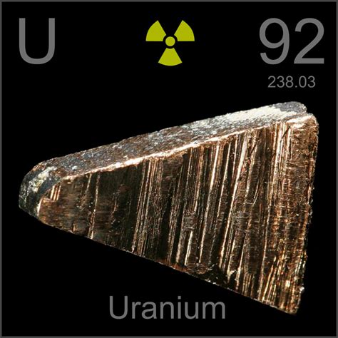 Depleted uranium for sale, a sample of the element Uranium in the ...