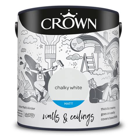 Chalky White - Matt Emulsion, Walls & Ceilings, whites | Crown Paints