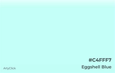 Eggshell Blue Color | ArtyClick