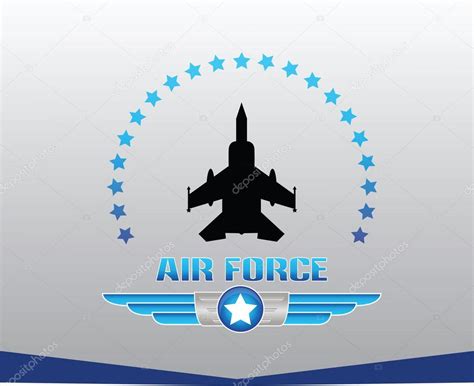 Air force logo Stock Vector by ©coolvectormaker 73623177