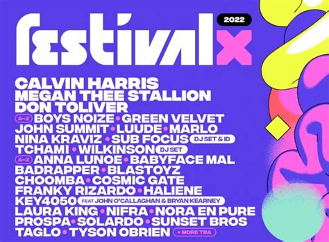 Calvin Harris To Headline Festival X 2022 - Spotlight Report