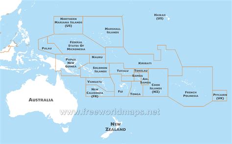 Oceania - Countries Around the World - LibGuides at Al Yasat Private School