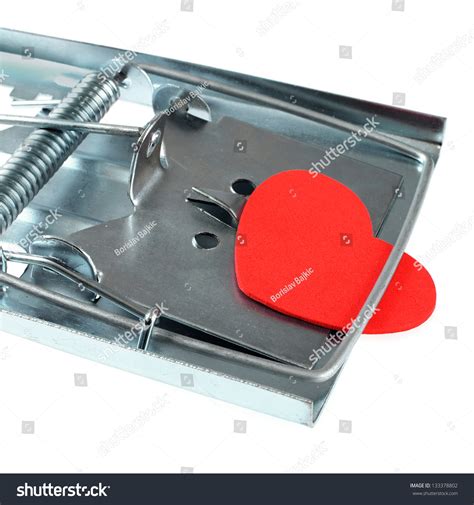 Heart Caught In A Trap Stock Photo 133378802 : Shutterstock