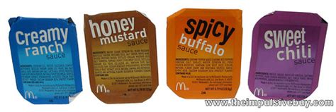 REVIEW: McDonald's "New" Chicken McNuggets Sauces (Creamy Ranch, Honey ...