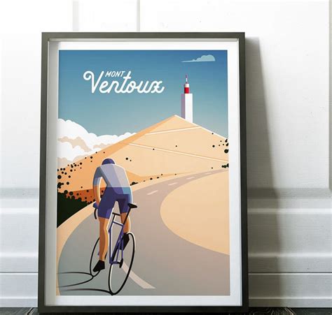 Mont Ventoux Cycling Prints - Cycling Artwork - Summit Finish