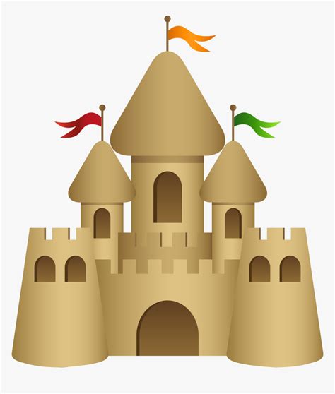 Beach Sand Castle Clipart, HD Png Download , Transparent Png Image ...