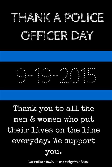 THANK A POLICE OFFICER | Police wife, Leo wife and Police life