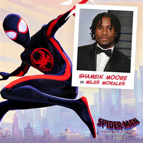 Shameik Moore is Miles Morales | Spider Man Across the Spider-Verse ...